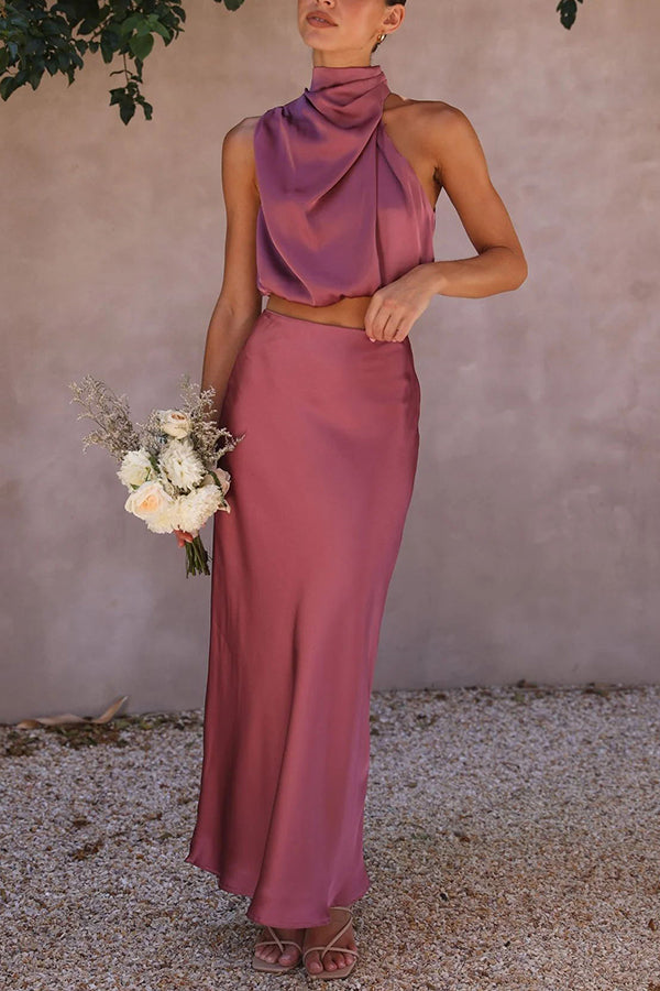 Flor | Satin Drape Set