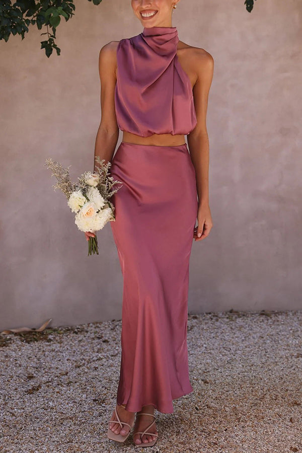 Flor | Satin Drape Set