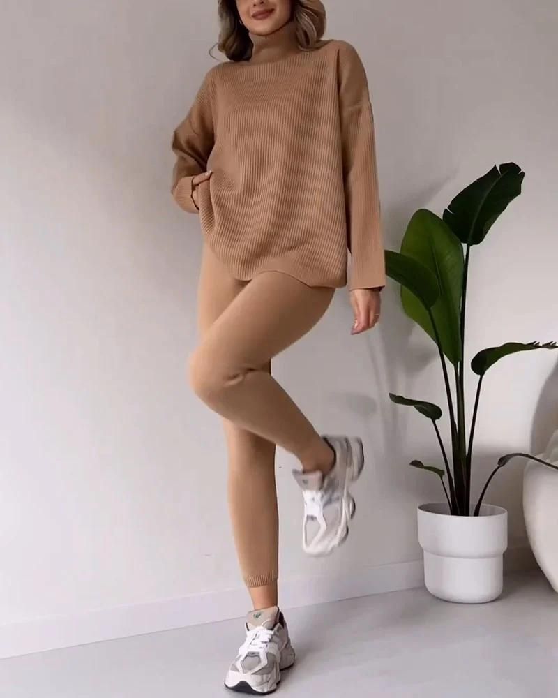 Kyrella | Ribbed Knit Set