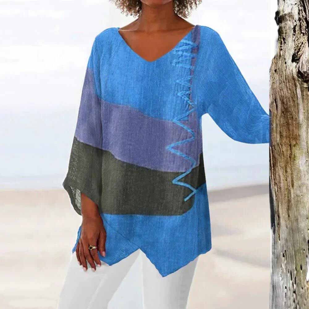 Marina | Colorblock Boho Tunic