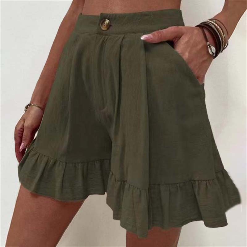 Lunara | Ruffle Hem Shorts