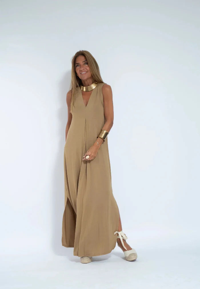 Athena | Sleeveless Maxi Dress