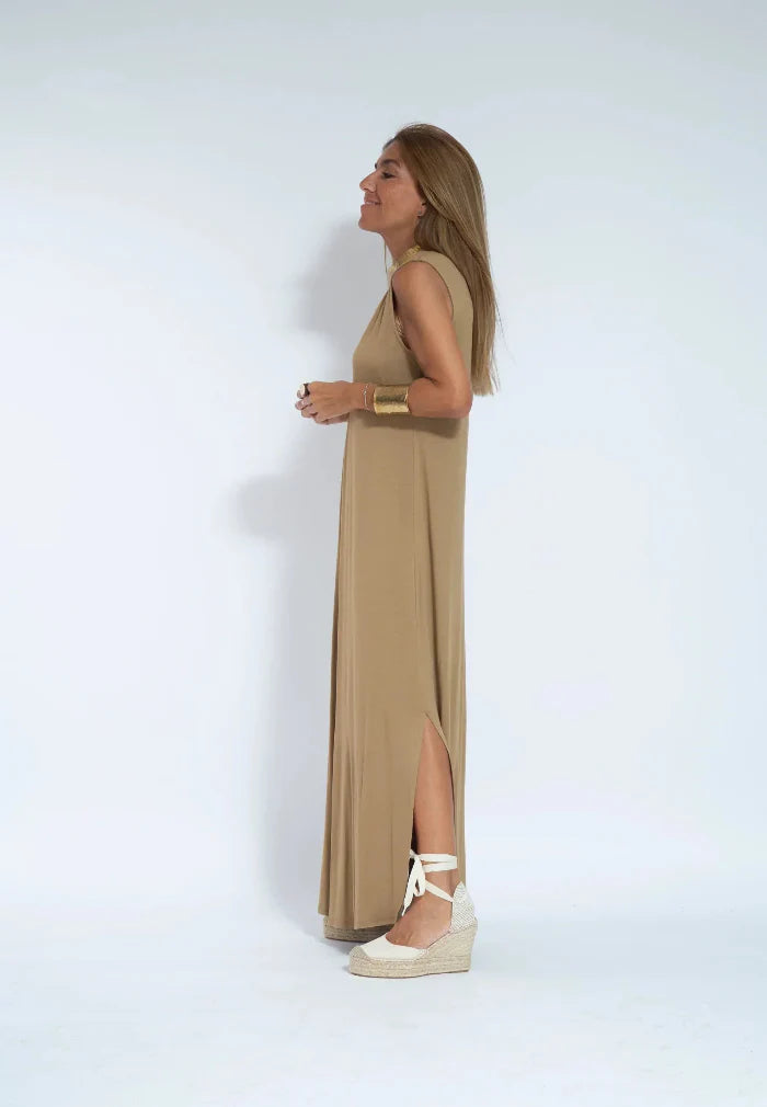 Athena | Sleeveless Maxi Dress