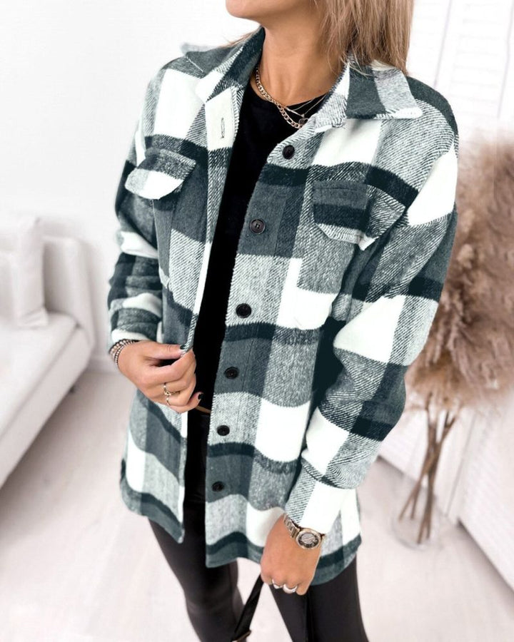 Maene | Oversized Plaid Shacket