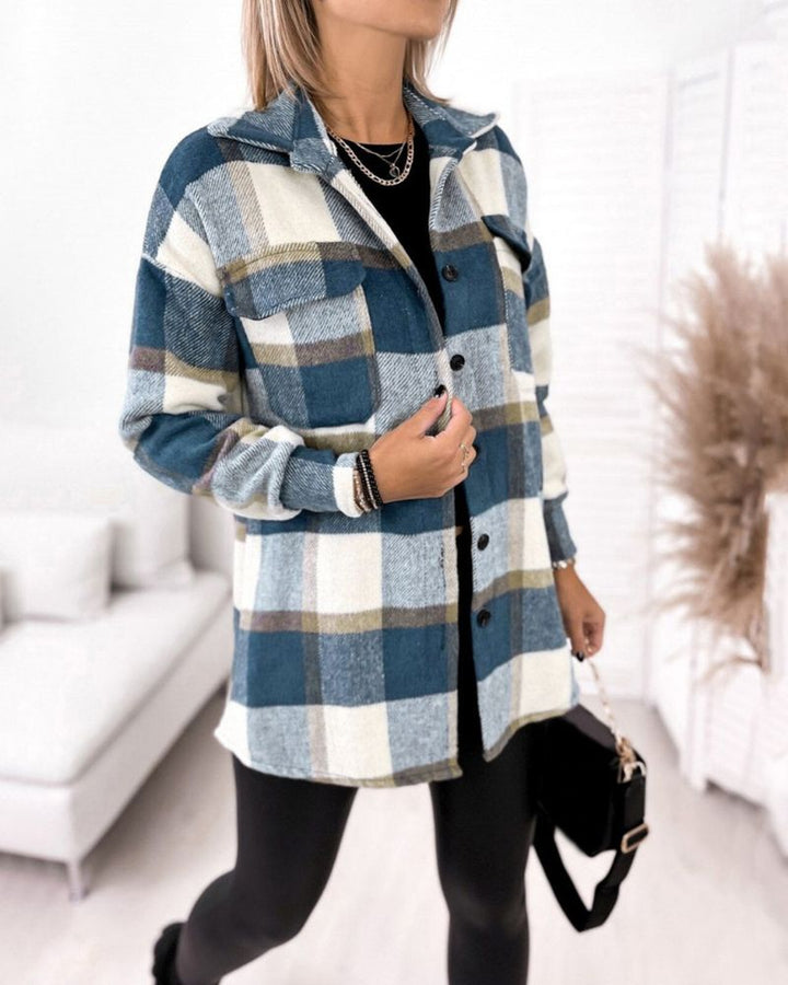 Maene | Oversized Plaid Shacket