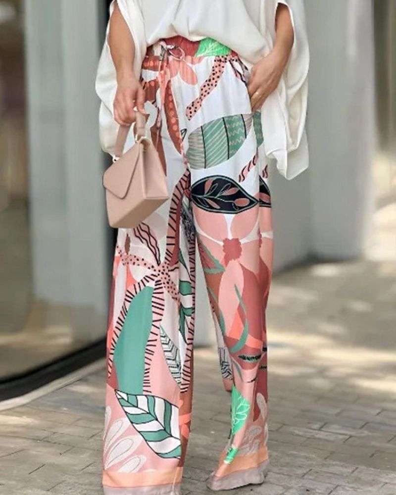 Alessia | Printed Wide-Leg Set