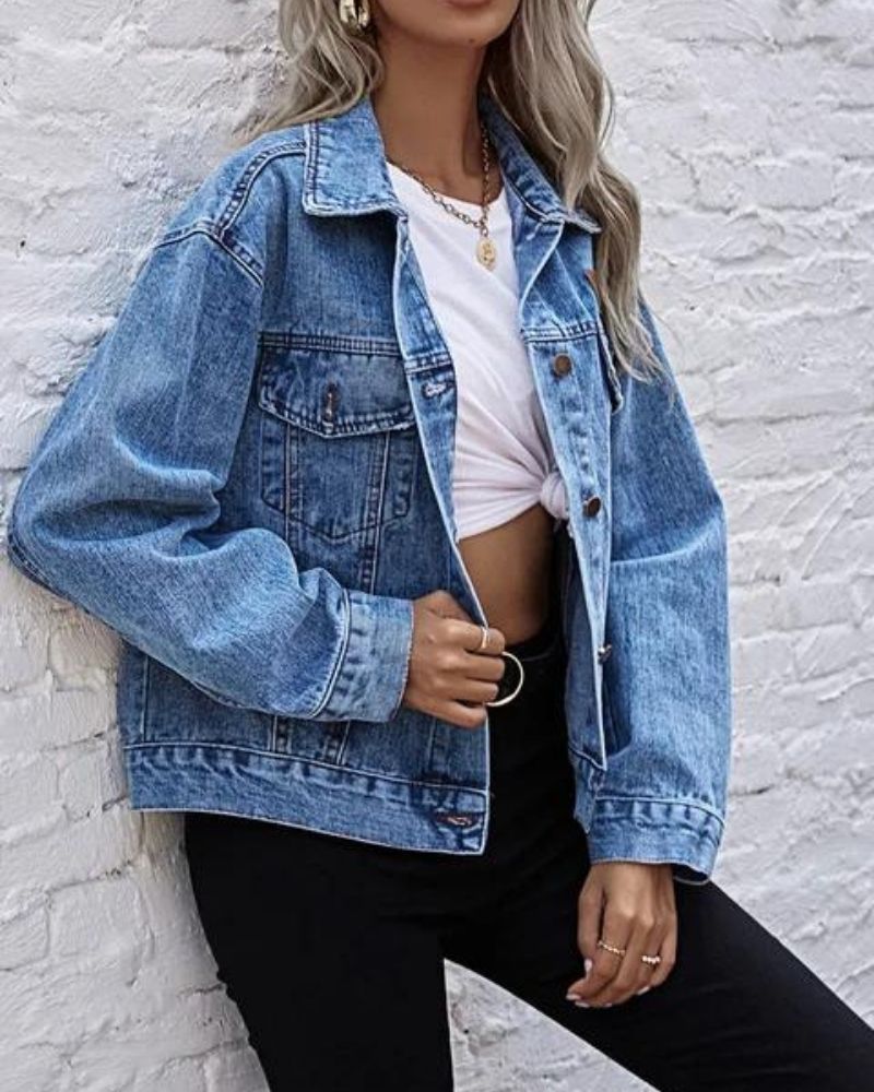 Lyric | Cropped Denim Jacket