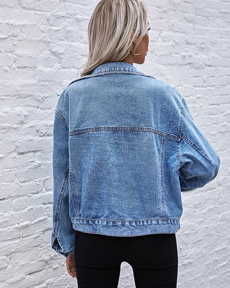 Lyric | Cropped Denim Jacket