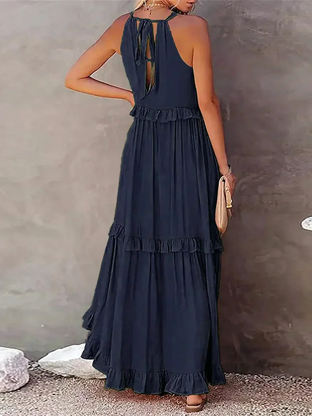 Blanka | Boho Ruffle Maxi Dress