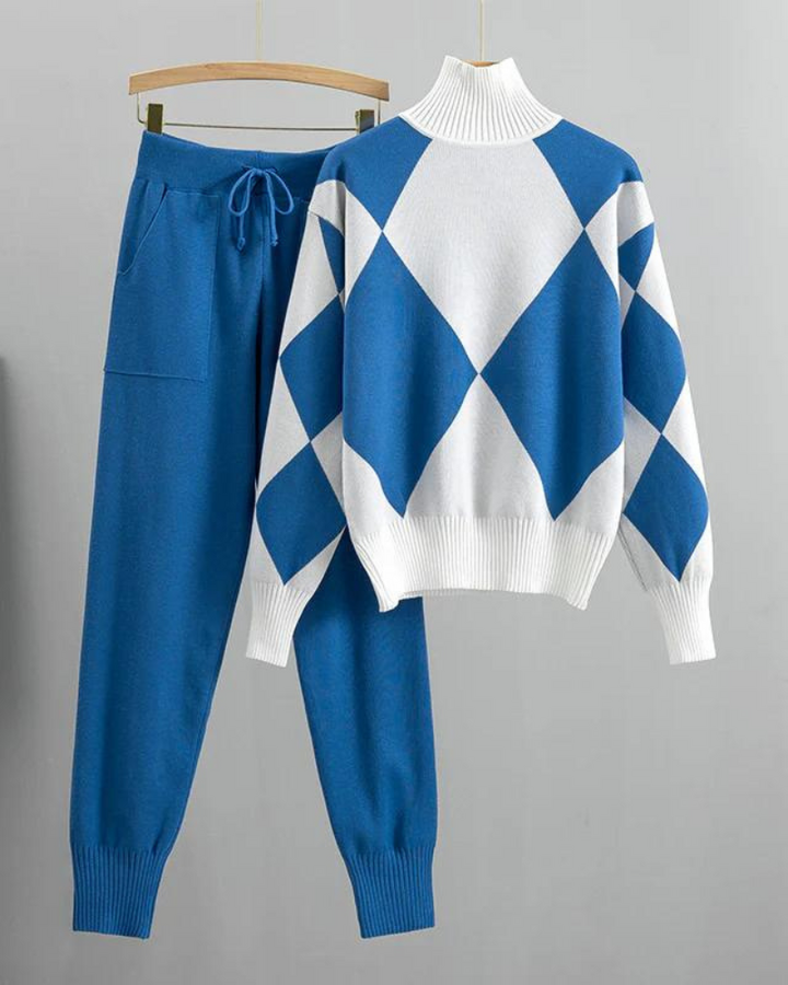 Brooklyn | Argyle Knit Set