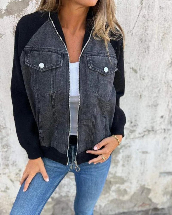 Arietta | Contrast Denim Jacket