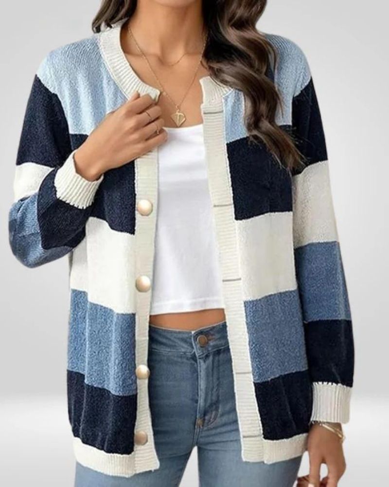 Lyanna | Pastel Stripe Cardigan