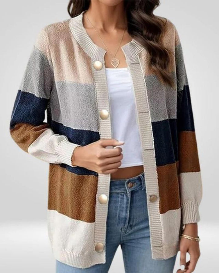 Lyanna | Pastel Stripe Cardigan