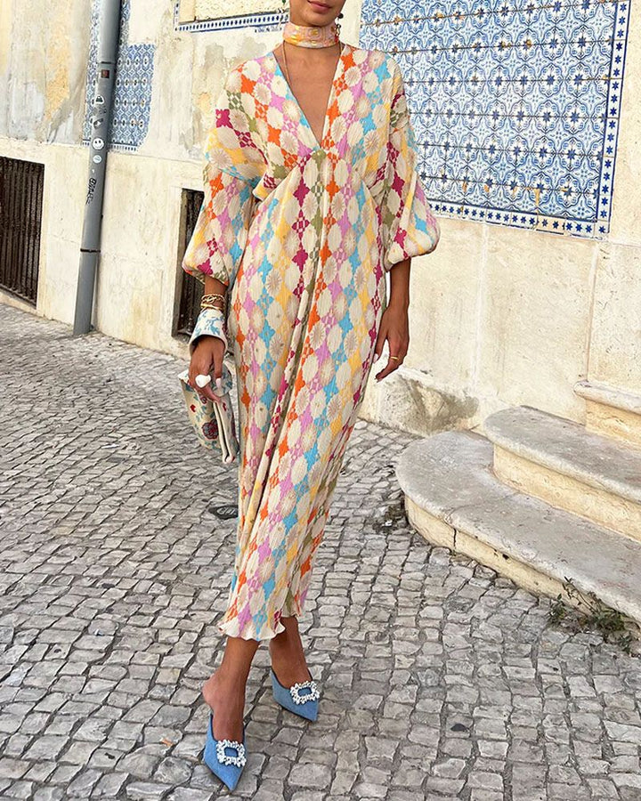 Eliane | Mosaic Maxi Dress