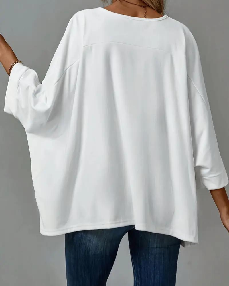 Auretta | Oversized Batwing Top