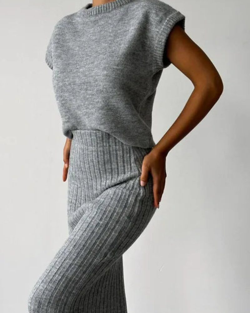 Kennedy | Knit Skirt Set