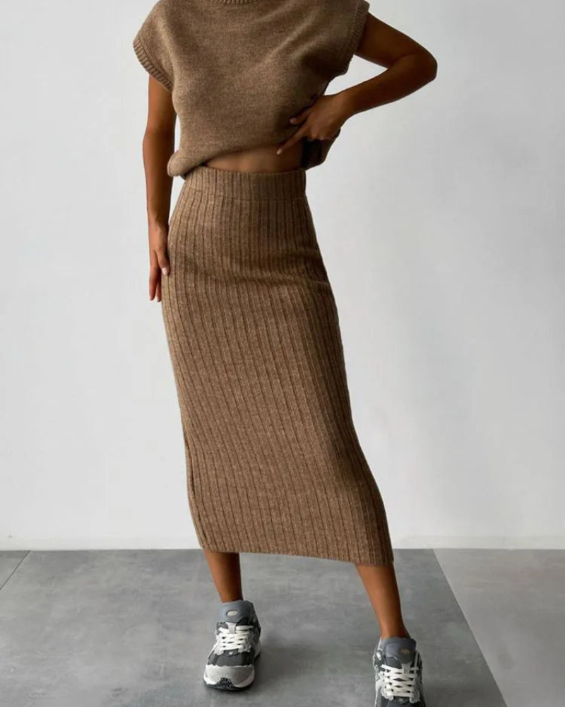 Kennedy | Knit Skirt Set