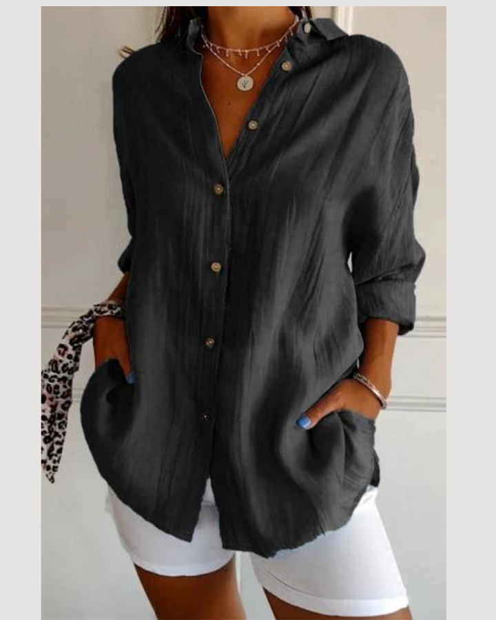 Marisol | Linen Button-Up Shirt