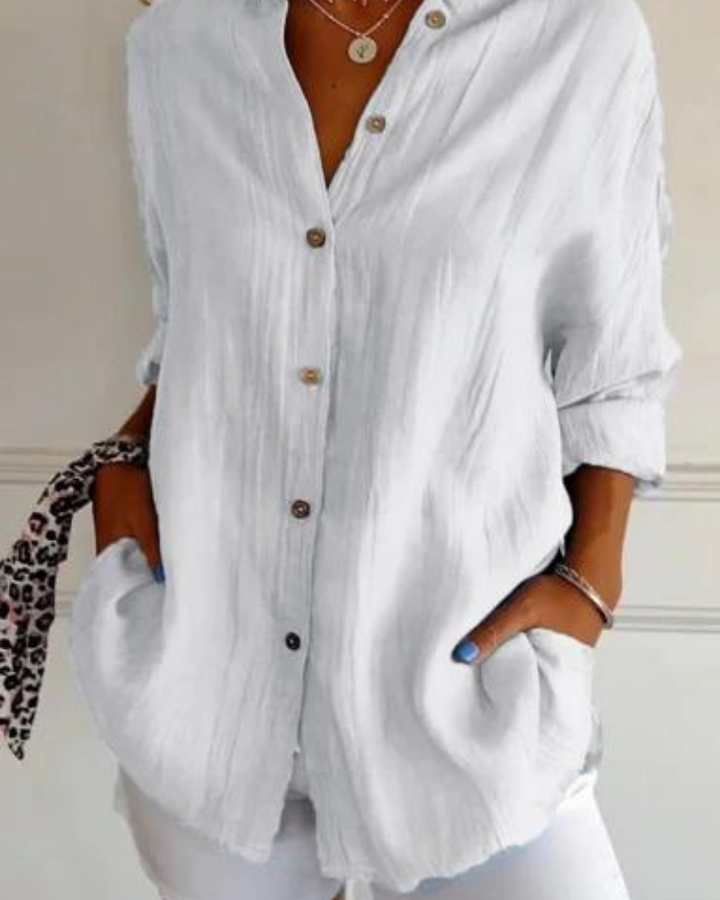 Marisol | Linen Button-Up Shirt