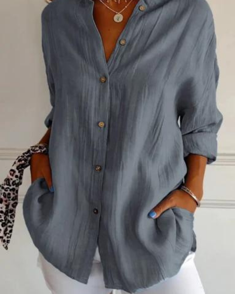 Marisol | Linen Button-Up Shirt