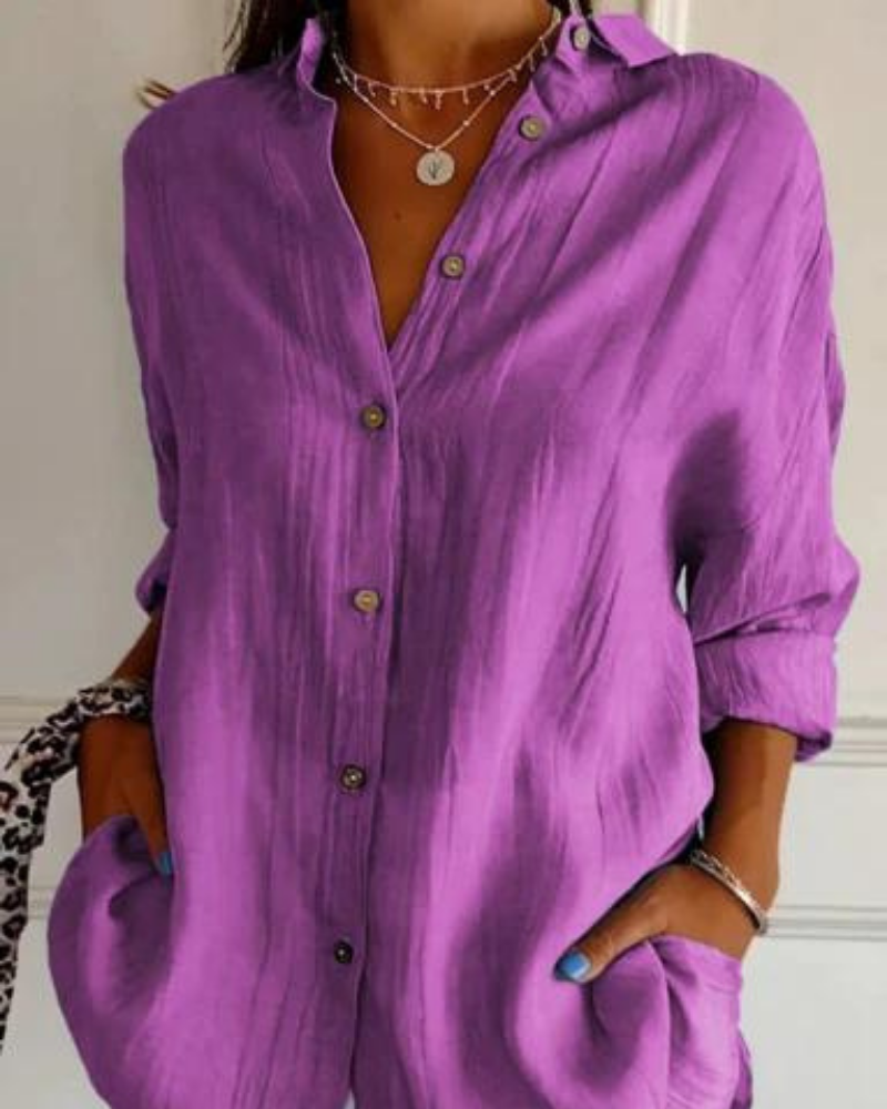 Marisol | Linen Button-Up Shirt