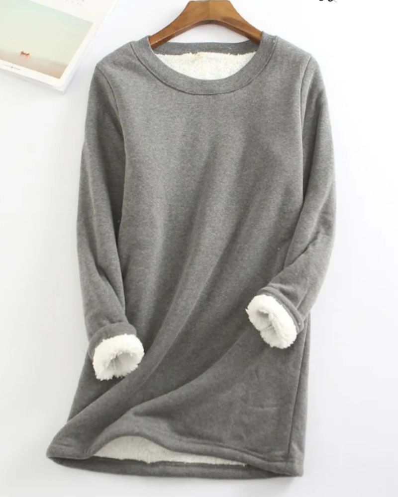 Talia | Fleece-Lined Lounge Sweatshirt