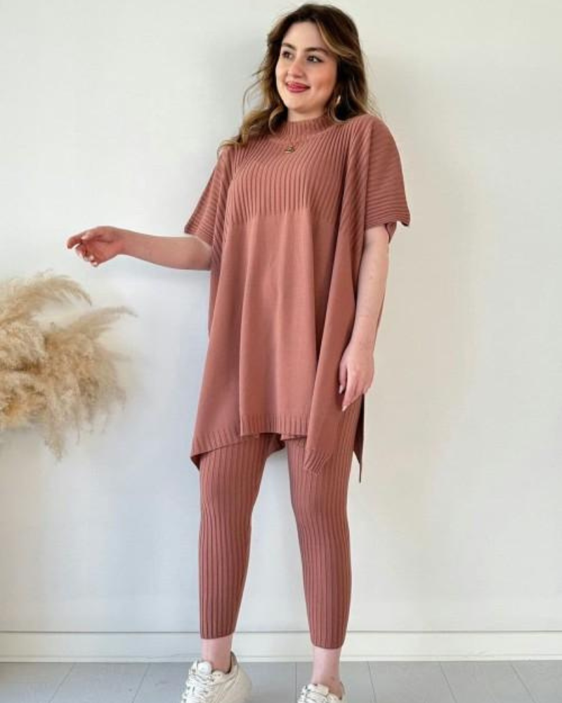 Madison | Ribbed Tunic Set