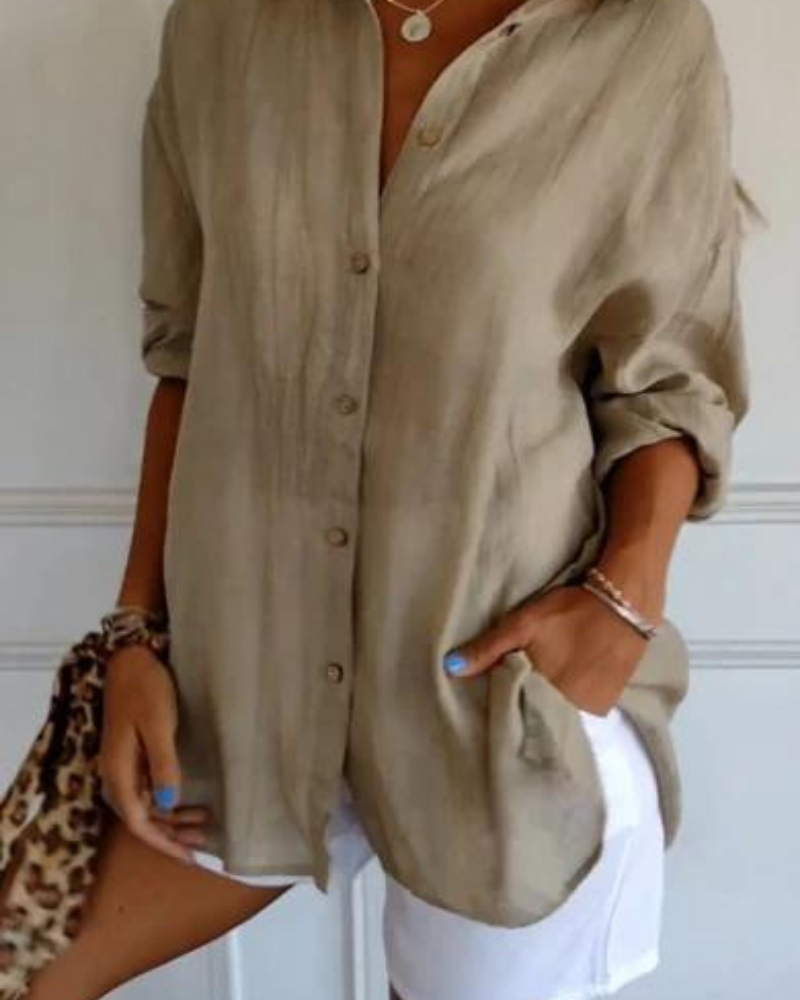 Marisol | Linen Button-Up Shirt