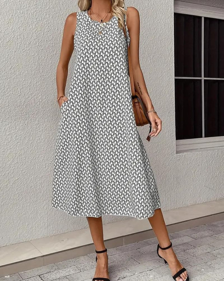 Camila | Sleeveless Midi Dress