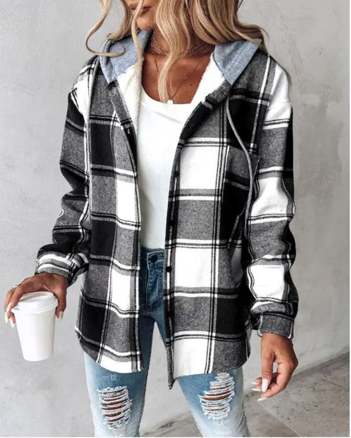 Zarina | Plaid Fleece Shacket