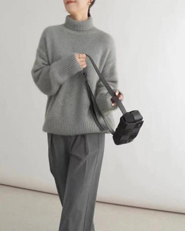 Anseline | Soft Knit Turtleneck Sweater