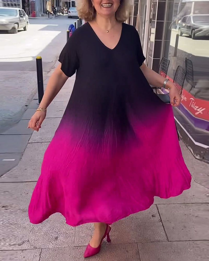 Veronique | Ombre Maxi Dress