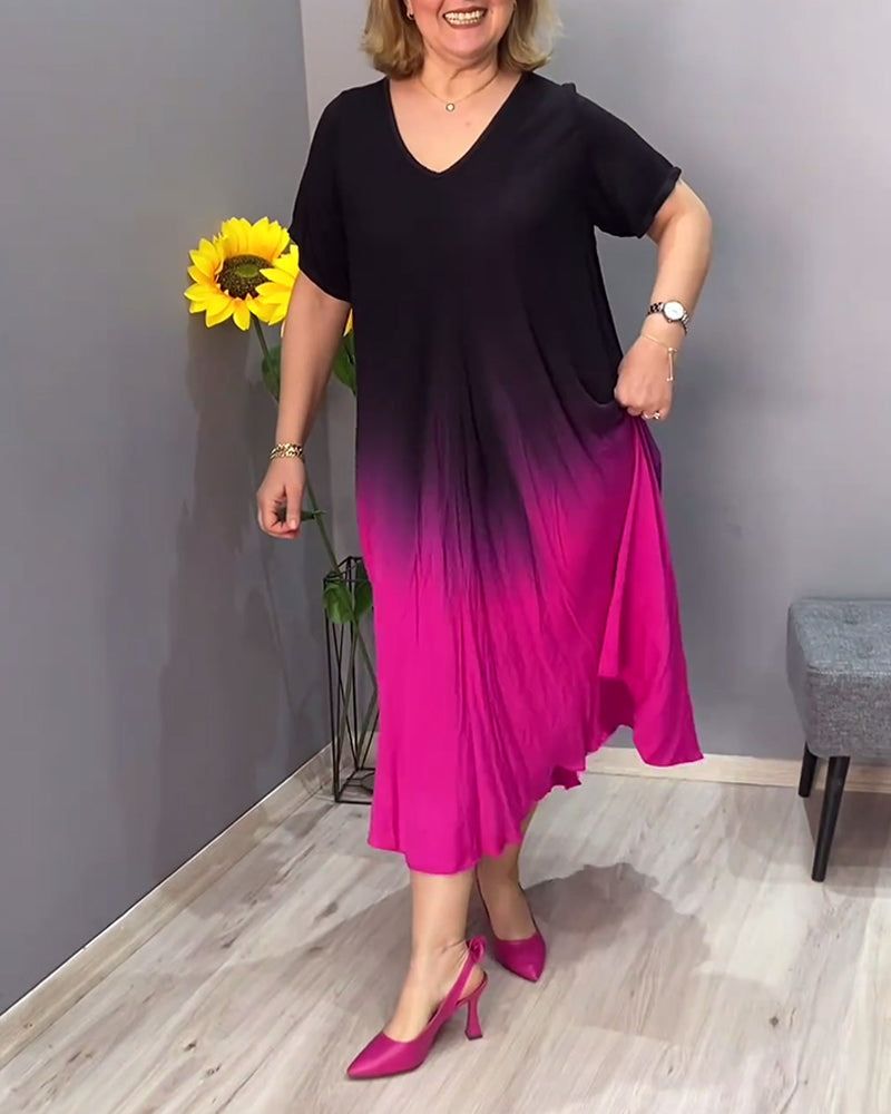 Veronique | Ombre Maxi Dress