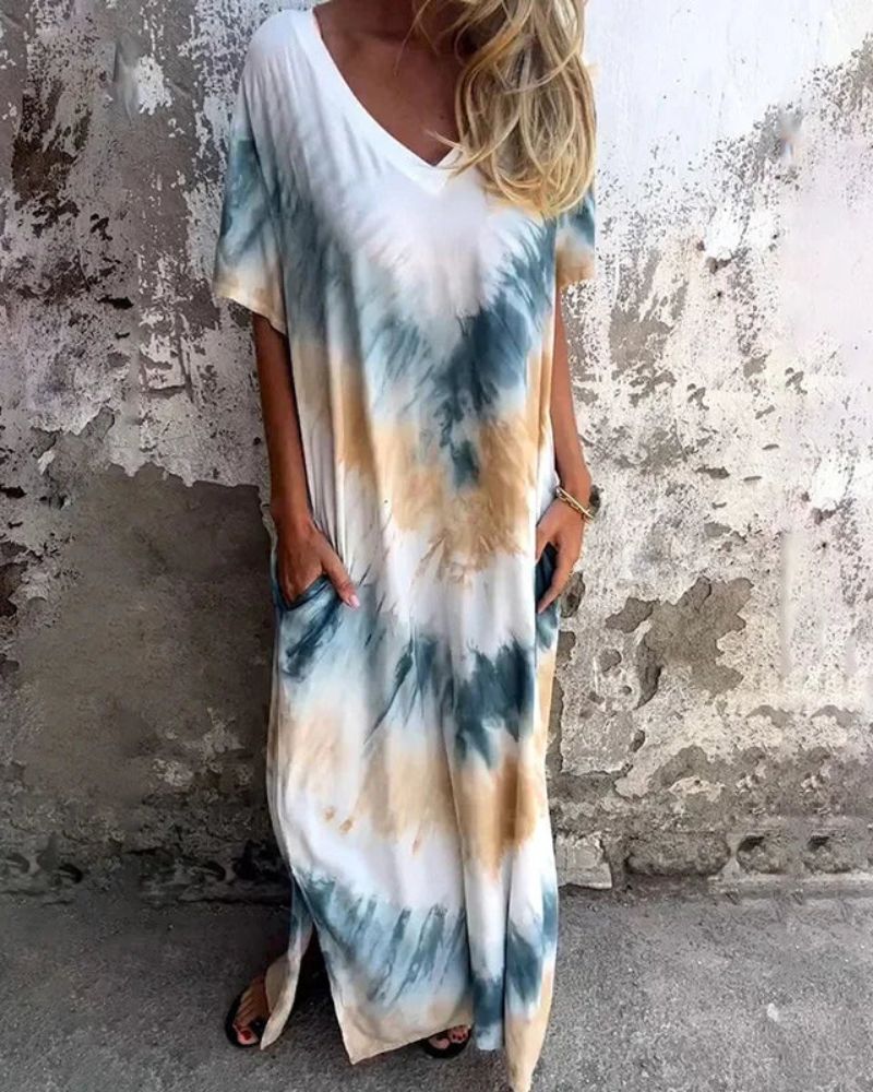 Sofia | Tie-Dye Maxi Dress