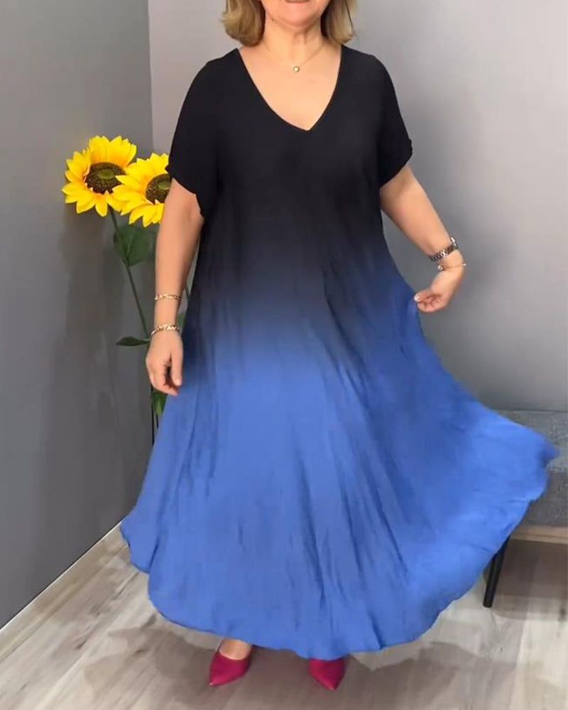 Veronique | Ombre Maxi Dress