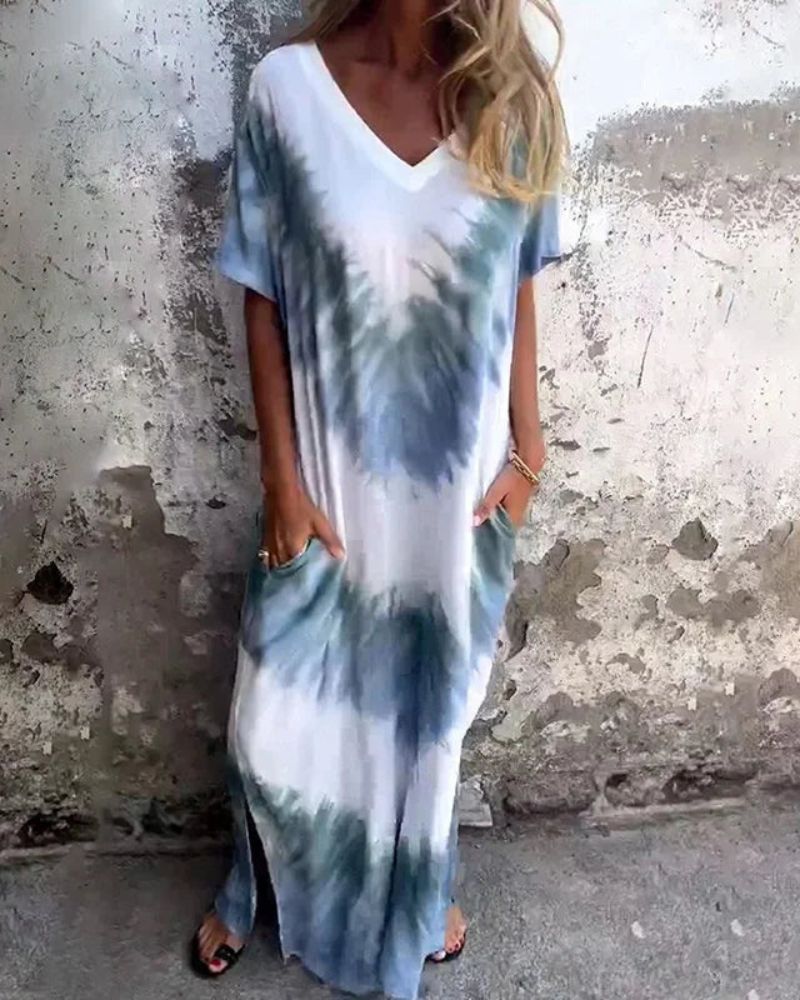 Sofia | Tie-Dye Maxi Dress