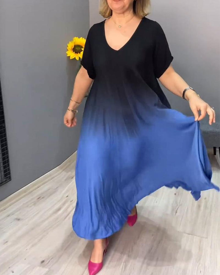 Veronique | Ombre Maxi Dress