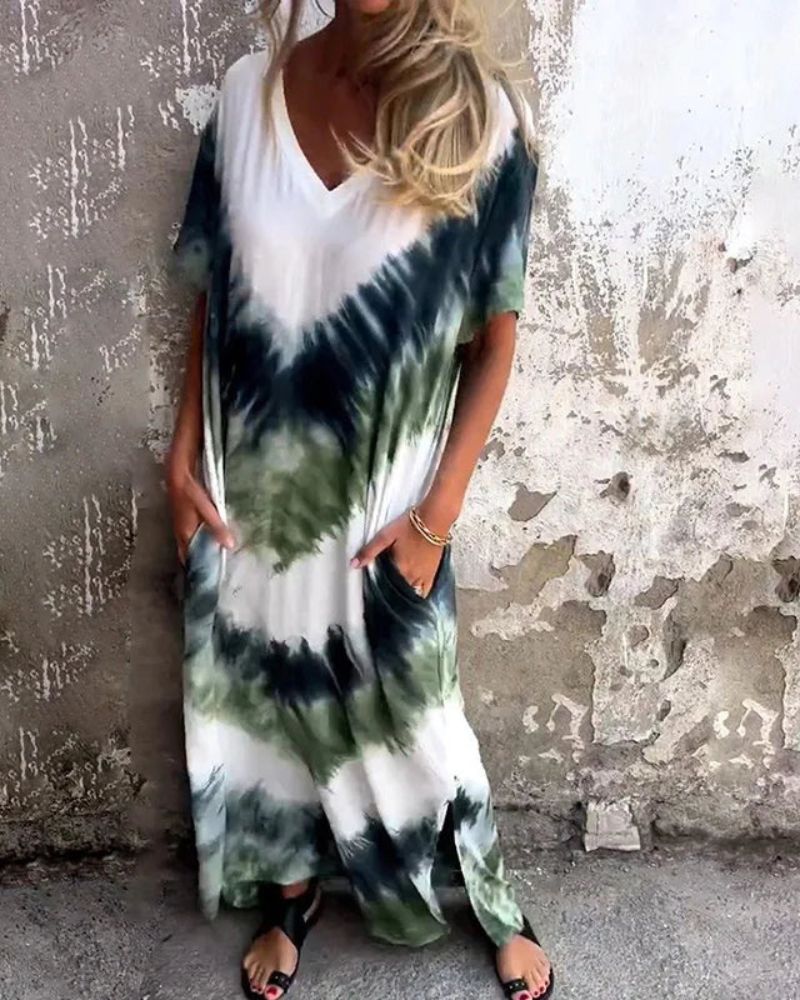 Sofia | Tie-Dye Maxi Dress