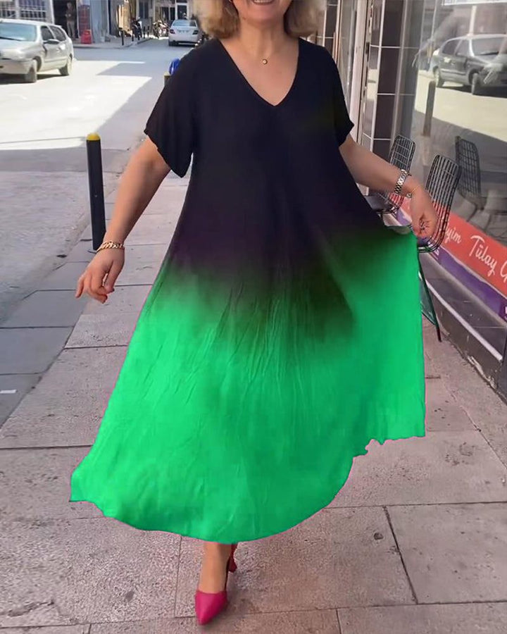 Veronique | Ombre Maxi Dress