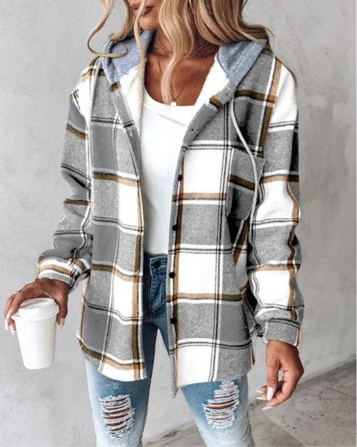 Zarina | Plaid Fleece Shacket