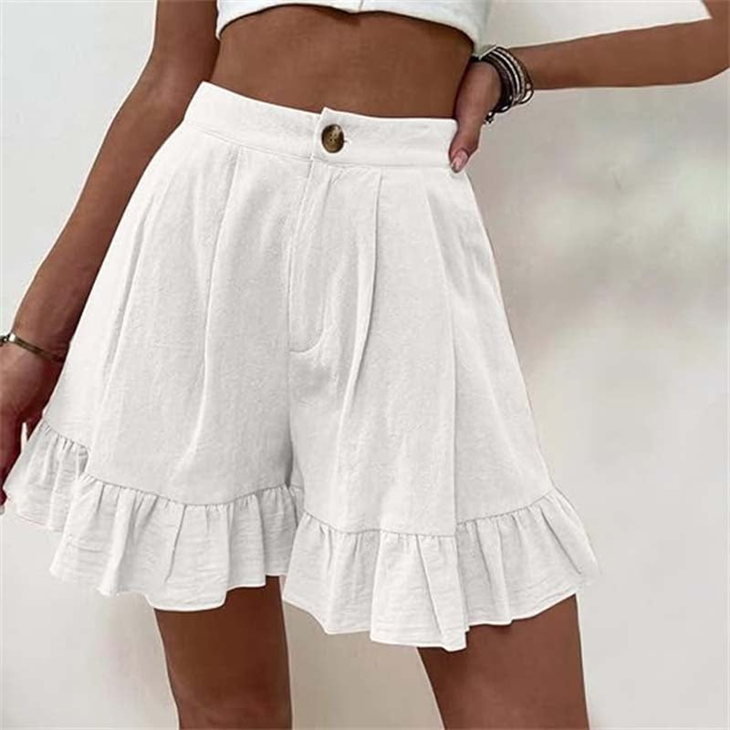 Lunara | Ruffle Hem Shorts