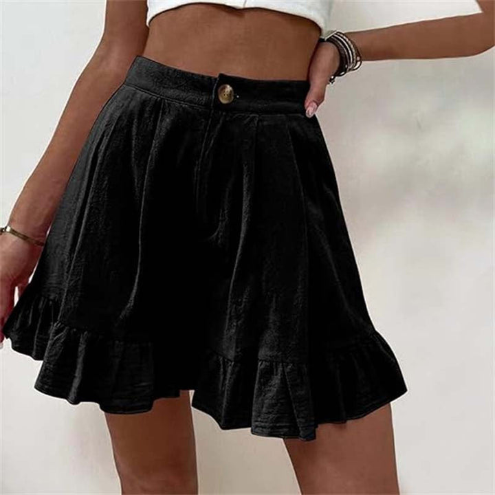 Lunara | Ruffle Hem Shorts