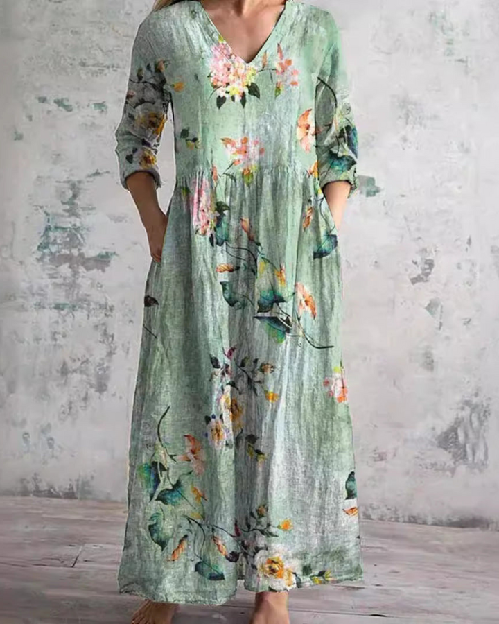 Althea | Floral Maxi Dress