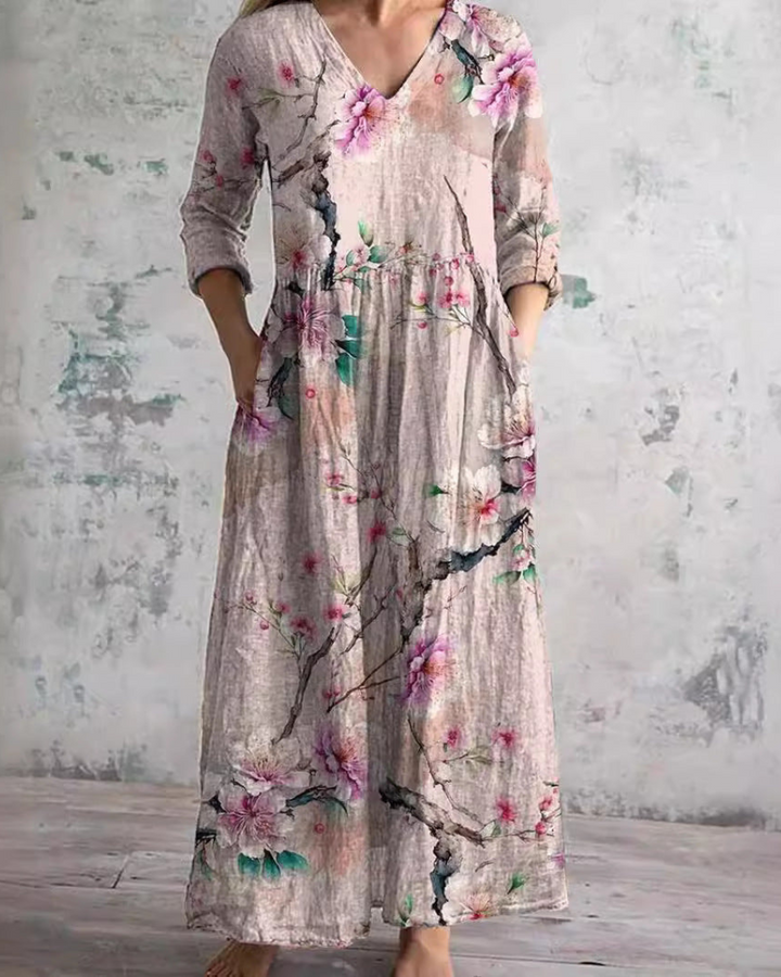 Althea | Floral Maxi Dress