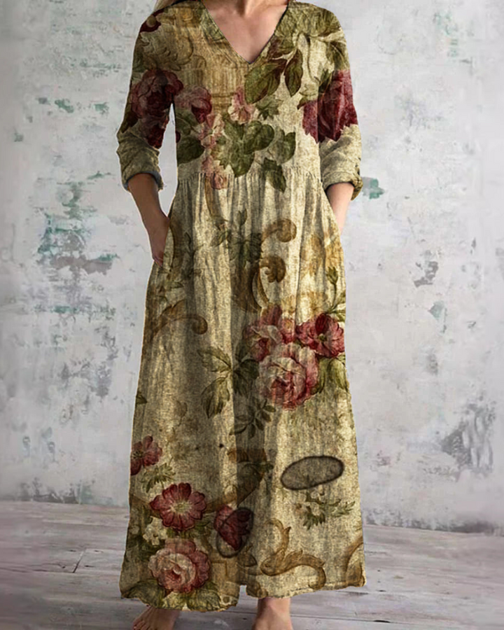 Althea | Floral Maxi Dress