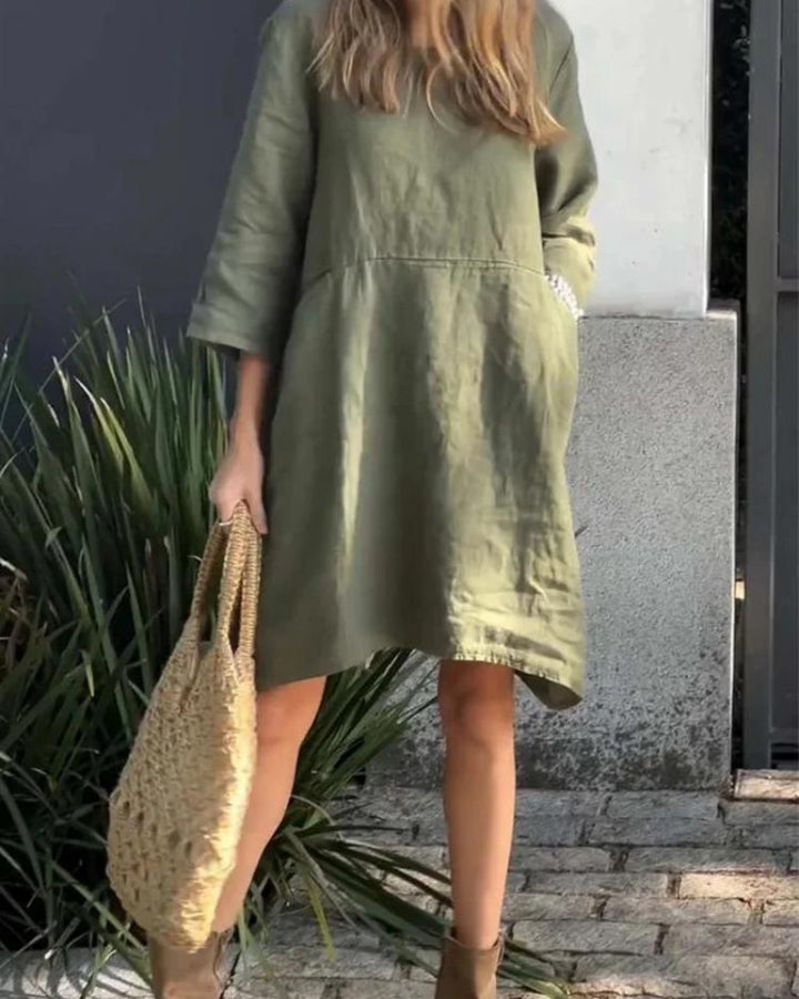 Mabel | Linen Shift Dress