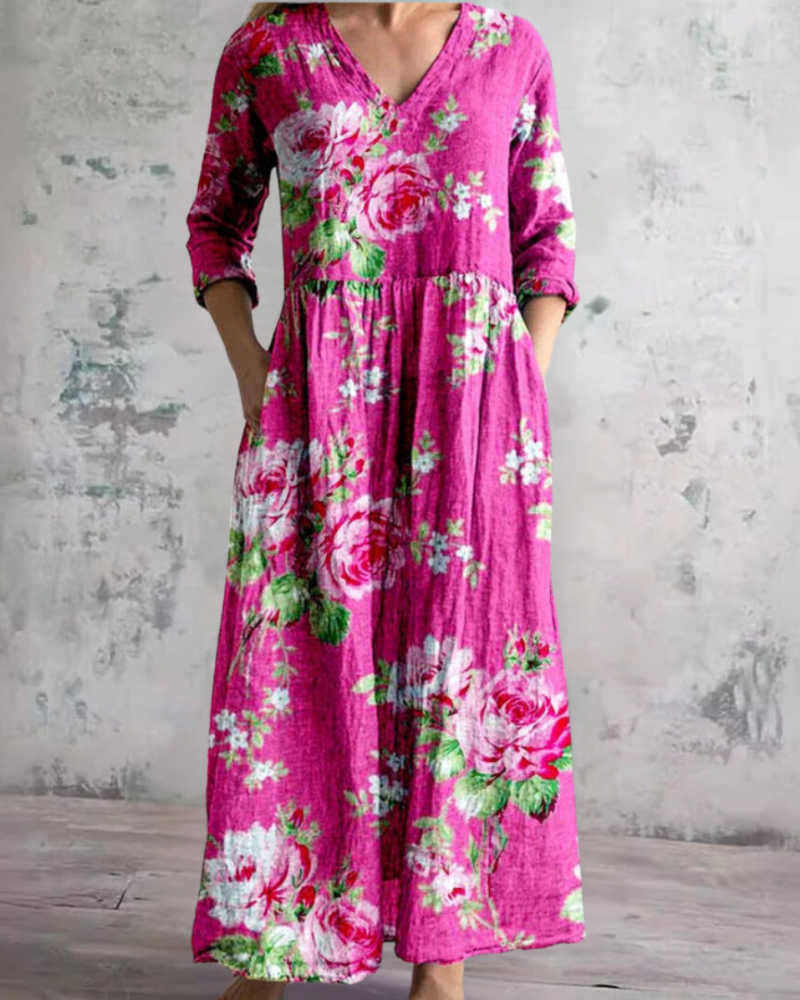 Althea | Floral Maxi Dress