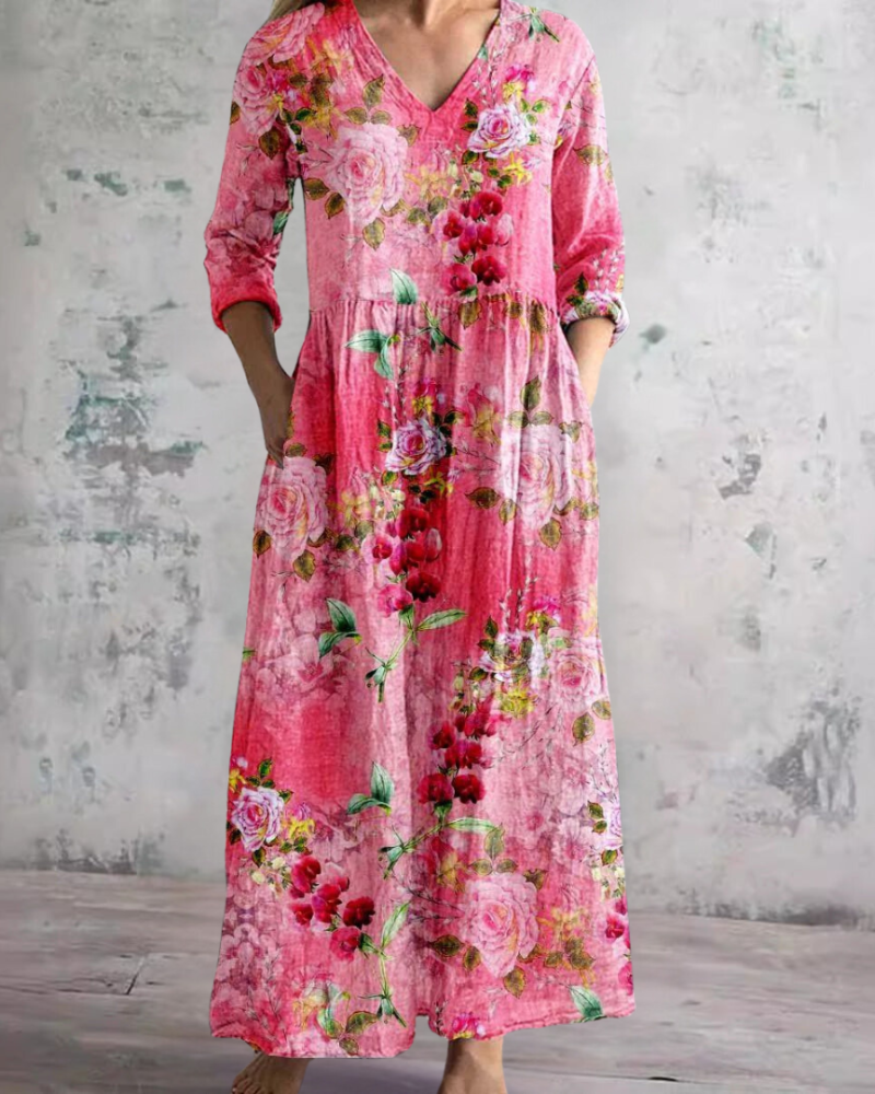 Althea | Floral Maxi Dress