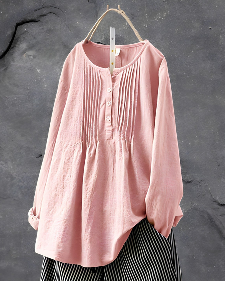 Vania | Boho Pleated Blouse