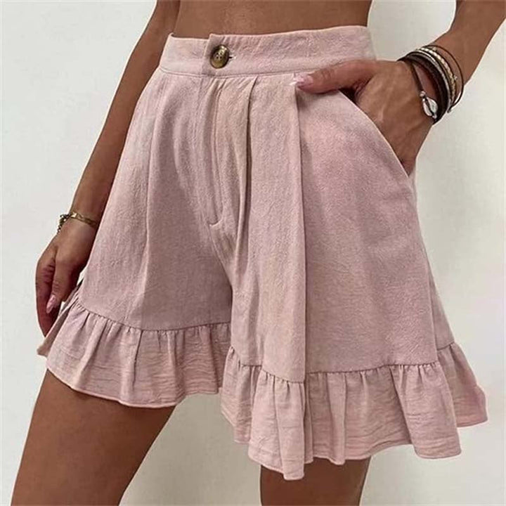 Lunara | Ruffle Hem Shorts